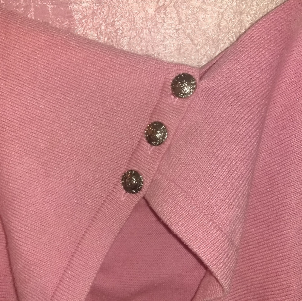 Versace Rouge Pink Cashmere Day Wrap ~ Eve Cape